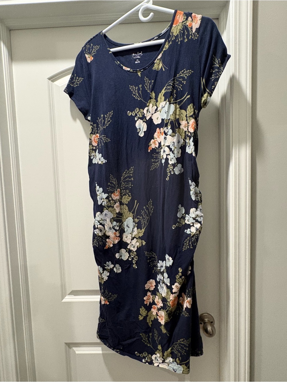 May Floral Navy Short Sleeve Women’s Dress